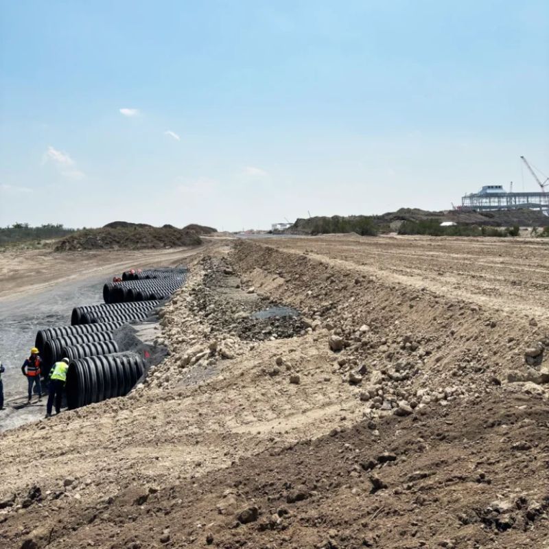 Drenaje pluvial en Planta de Ternium